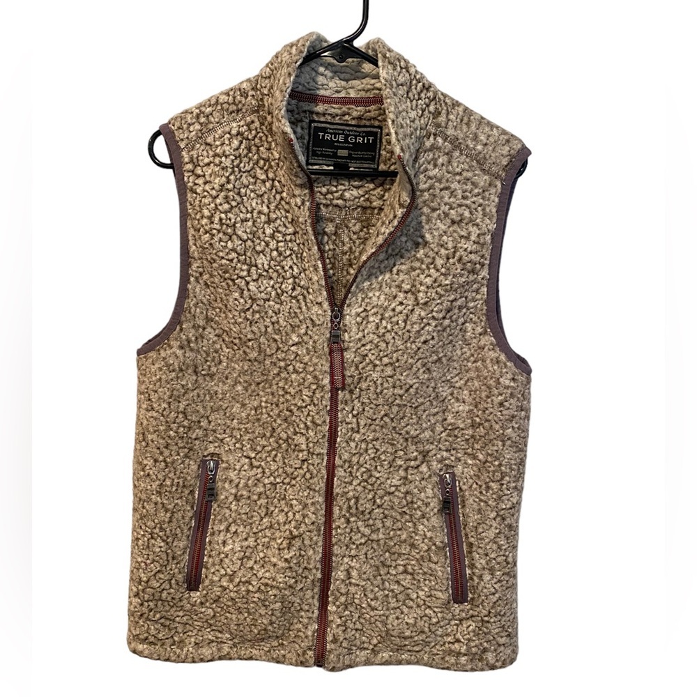 True Grit Sherpa Vest small